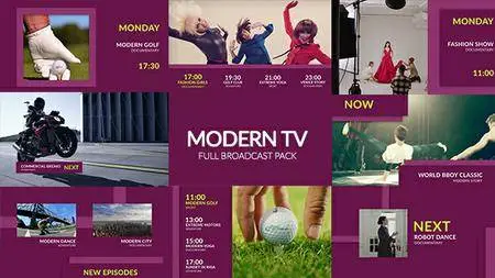 Modern TV - Full Broadcast Pack - Project for After Effects (VideoHive)