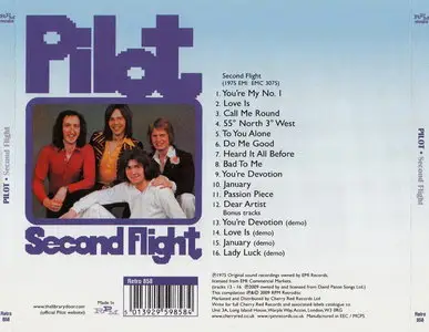 Pilot - Second Flight (1975) [Remastered 2009]