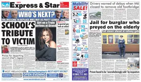 Express and Star City Edition – March 19, 2019