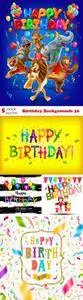 Vectors - Birthday Backgrounds 36