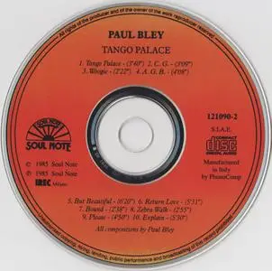 Paul Bley - Tango Palace (1985)