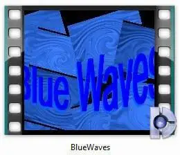Blue Waves in Hi-Res For DeskScapes