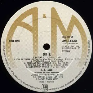 J.J. Cale – Okie (1974) 24-bit/96kHz Vinyl Rip