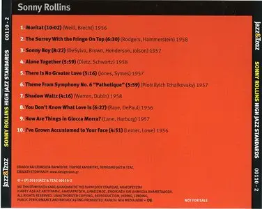 Sonny Rollins - High jazz standards (2010)