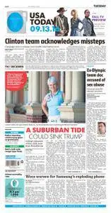 USA Today  September 13 2016
