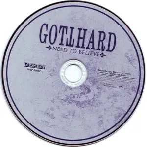 Gotthard - Need To Believe (2009) [Japan SHM-CD]