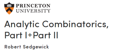 Coursera - Analytic Combinatorics: Part I + Part II (Princeton University)
