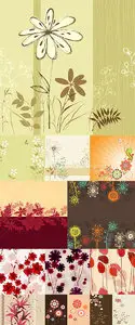 Stock: Floral Seamless Card
