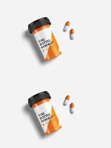 Pill Vial Mockup KF2B2DJ