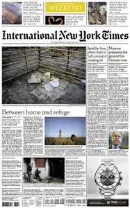 International New York Times March 15 2014