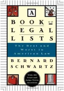 A Book of Legal Lists: The Best and Worst in American Law
