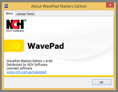 NCH WavePad Sound Editor Masters Edition 6.60