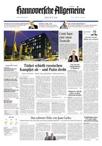 Hannoversche Allgemeine Zeitung - 25.11.2015