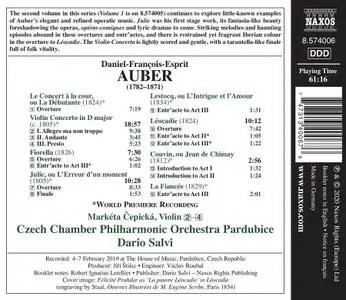 Dario Salvi, Czech Chamber Philharmonic Orchestra Pardubice - Daniel-François-Esprit Auber: Overtures, Vol. 2 (2020)