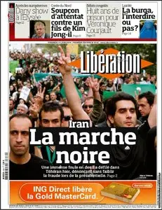Libération, du Vendredi 19 Juin 2009.