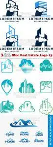 Vectors - Blue Real Estate Logo 23