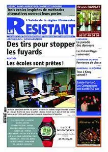 Le Journal Le Résistant - 01 septembre 2018