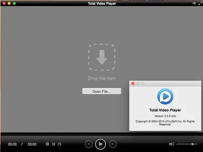 Total Video Player 2.5.0 Multilangual Mac OS X
