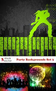 Vectors - Party Backgrounds Set 3
