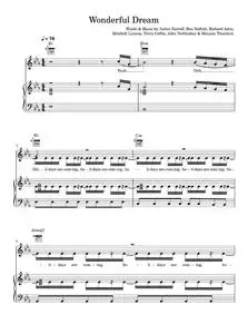 Wonderful dream - Melanie Thornton (Piano-Vocal-Guitar (Piano Accompaniment))