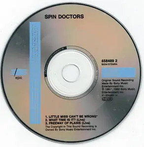 Spin Doctors - Little Miss Can't Be Wrong [Epic EPC 658489 2] {Europe 1992}