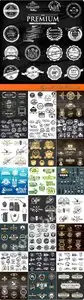 Logos and labels collection vector