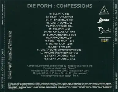 Die Form - Confessions (1992) {2003, Remastered}