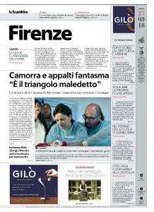 la Repubblica Firenze - 27 Marzo 2018