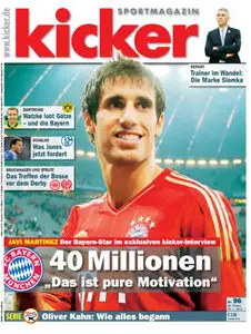 Kicker Magazin No 96 vom 26 November 2012