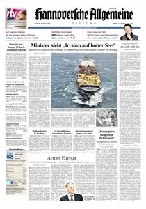 Hannoversche Allgemeine Zeitung - 28.08.2012