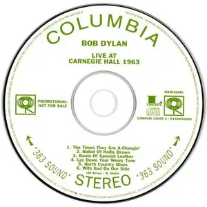 Bob Dylan - Live At Carnegie Hall 1963