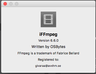 iFFmpeg 6.6.0 MacOSX