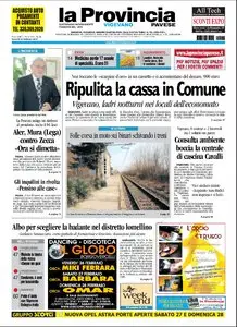 LA PROVINCIA PAVESE 26 FEBBRAIO 2010