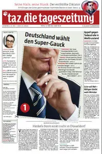 Tageszeitung TAZ vom 16 März 2012