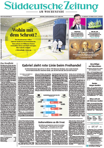Süddeutsche Zeitung vom Samstag, 21. März 2015
