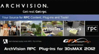 Archivision RPC for 3dsMax 2012 x64