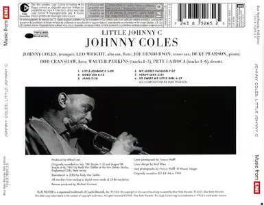 Johnny Coles - Little Johnny C (1963) {2005 BN Rudy Van Gelder Remaster}