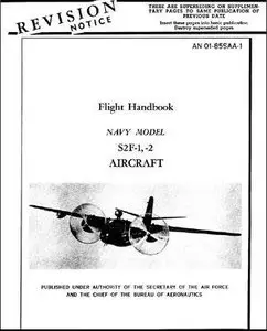 Flight Handbook Navy Model S2F-1, -2 Aircraft