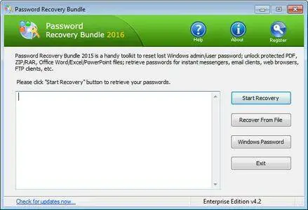 Password Recovery Bundle 2016 Enterprise Edition 4.2