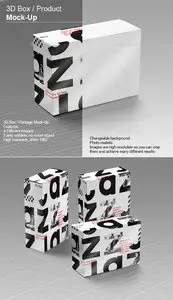 GraphicRiver - 3D Box Product Mock-Up v.2