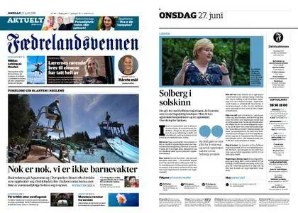 Fædrelandsvennen – 27. juni 2018