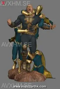 Marco Art - The Black Adam and Doctor Fate