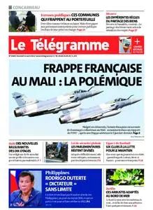 Le Télégramme Concarneau – 16 avril 2021