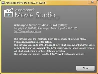 Ashampoo Movie Studio 1.0.4.4