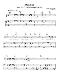 Standing - Buffy The Vampire Slayer TV Series, Joss Whedon (Piano-Vocal-Guitar)