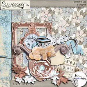 4 Vintage Mini Scrap Kit