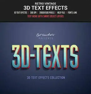 GraphicRiver - Retro Vintage 3D Text Effects