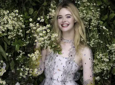 Elle Fanning by Douglas Kirkland for Vanity Fair Italia June 2018