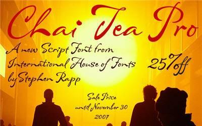 Chai Tea Pro Fonts