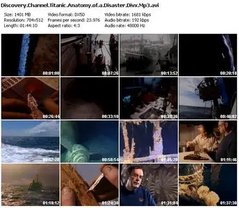 Discovery Channel - Titanic Anatomy of a Disaster (1998)
